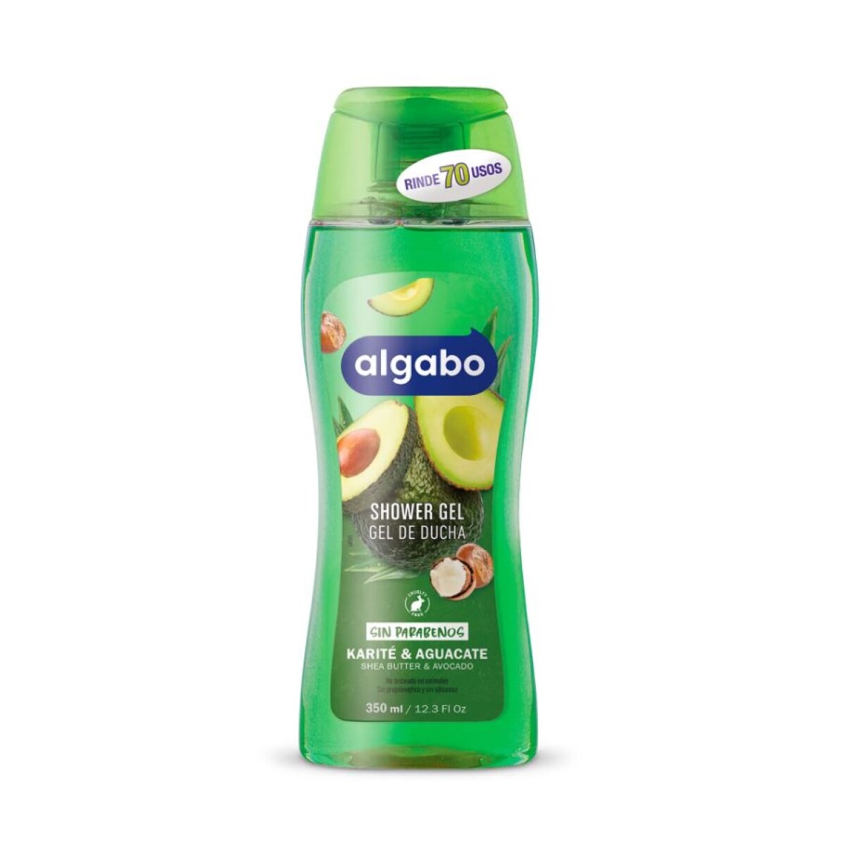 ALGABO GEL DE DUCHA KARITE Y AGUACATE FR 