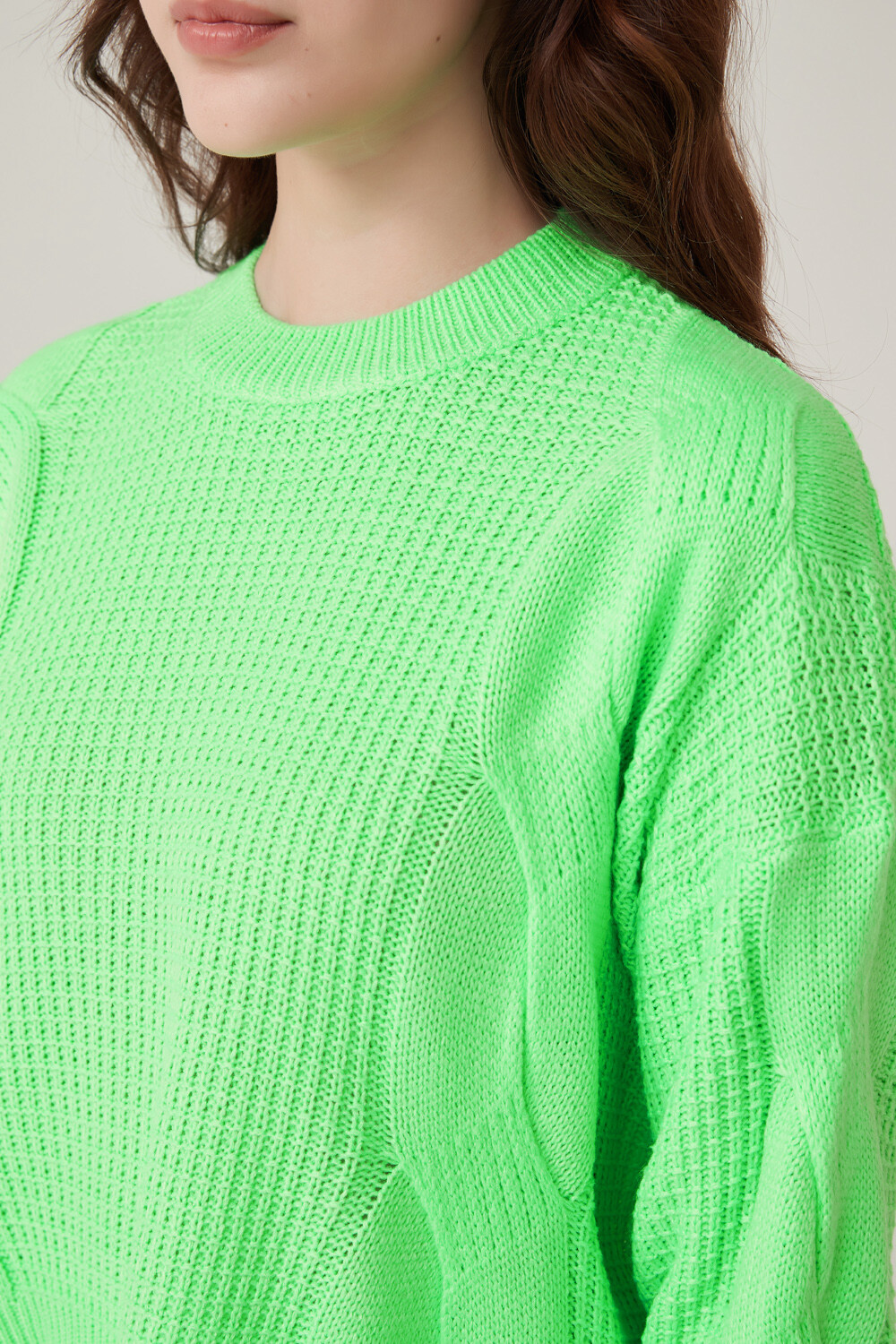 Sweater Raziel Verde Fluo