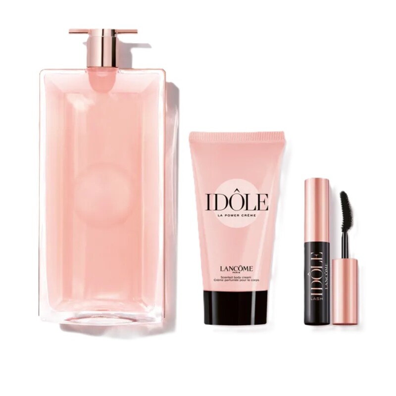 Set Idole Edp 100 Ml. + Crema 50 Ml. + Mini Lash Idole 2 Ml. Set Idole Edp 100 Ml. + Crema 50 Ml. + Mini Lash Idole 2 Ml.