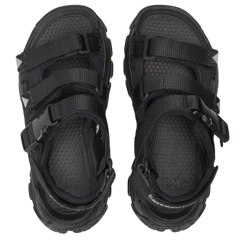 Sandalias de Mujer Caterpillar Casual Progressor Negro - Gris