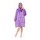 Buzo Canguro Oversize Manta Polar Afelpada Corderito Capucha Violeta