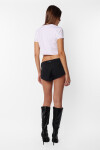 Baby Tee Arrowed Blanco