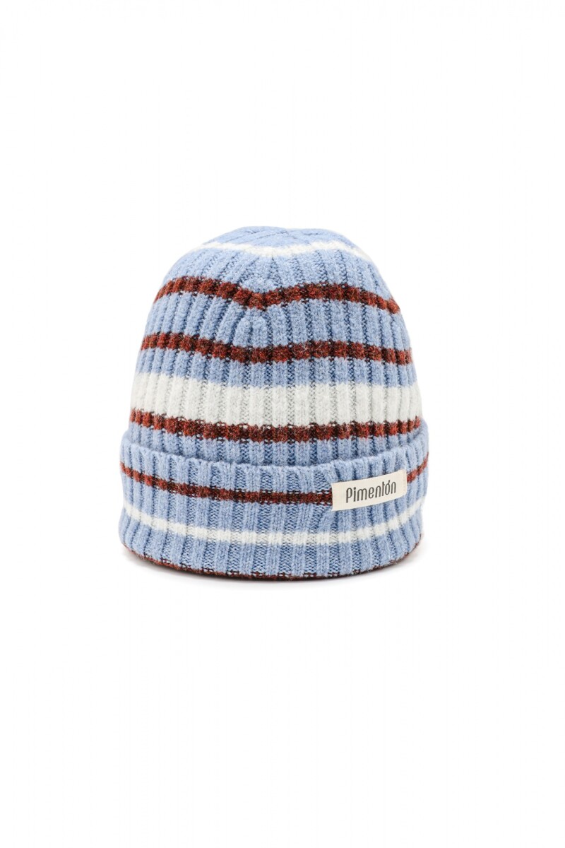 Gorro Elke - Azul Rayas 