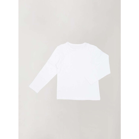 Camiseta ultra abrigo niños nai Blanco