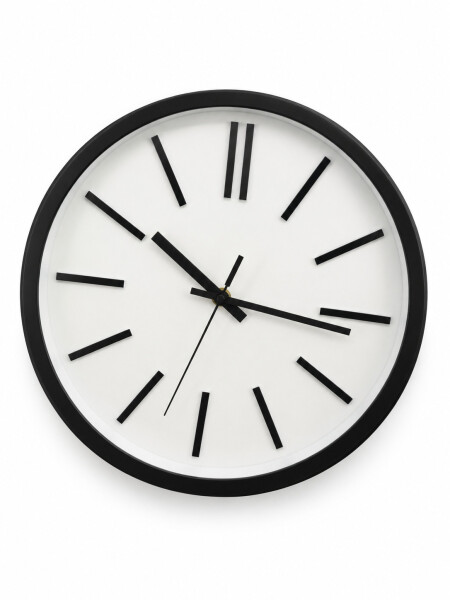RELOJ DE PARED NEGRO