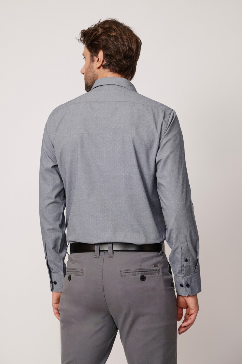 Camisa Cotton Blend GRIS OSCURO