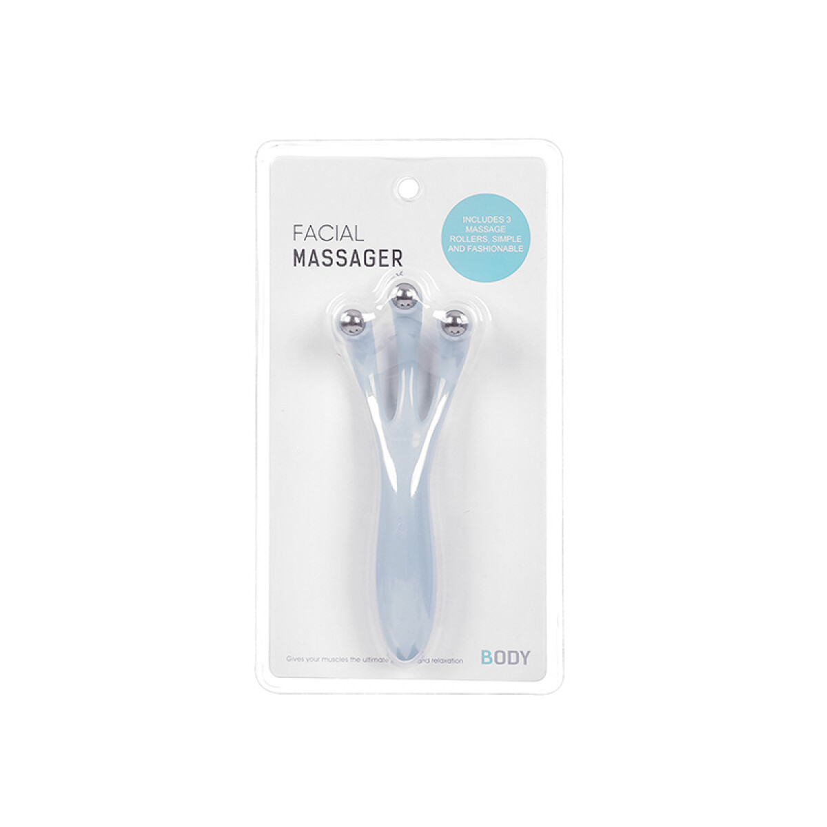 Masajeador Facial Masajeador De Cabezas Masajeador Facial Azul — Miniso  Uruguay