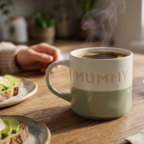 Taza de Cerámica MUM/DAD Verde