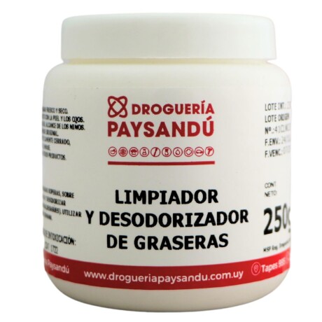 Limpiador y desodorizador de graseras 250g Limpiador y desodorizador de graseras 250g