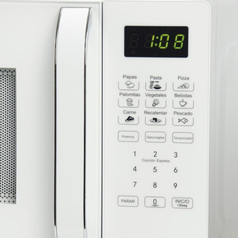Microondas TEM Digital 20lts Blanco Microondas TEM Digital 20lts Blanco