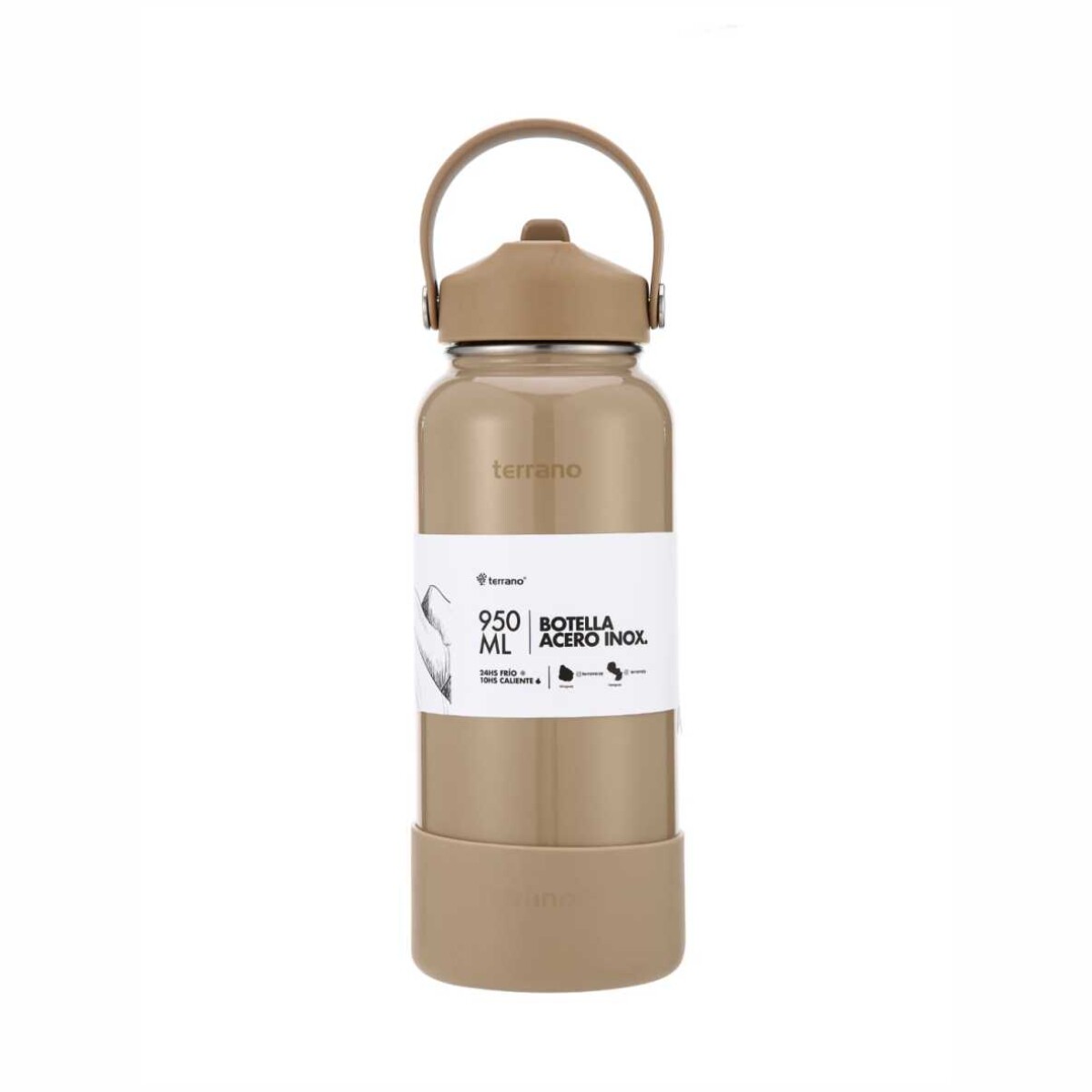BOTELLA TÉRMICA TERRANO 950ML - BOTELLA TERMICA 950ML BOTA + PICO ARENA METALIZADO RT 