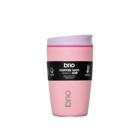 Vaso Térmico brio Café Jarra Mug 350ml Acero Inoxidable Rosa