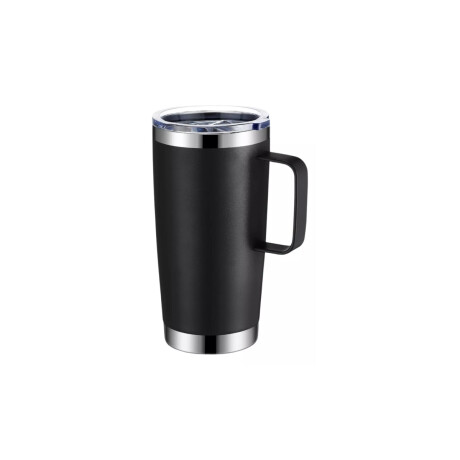 Vaso térmico de 500 ml con manija y tapa transparente Sc