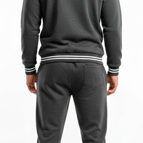 Conjunto Deportivo Uzspace Pantalón Campera Hombre Gris