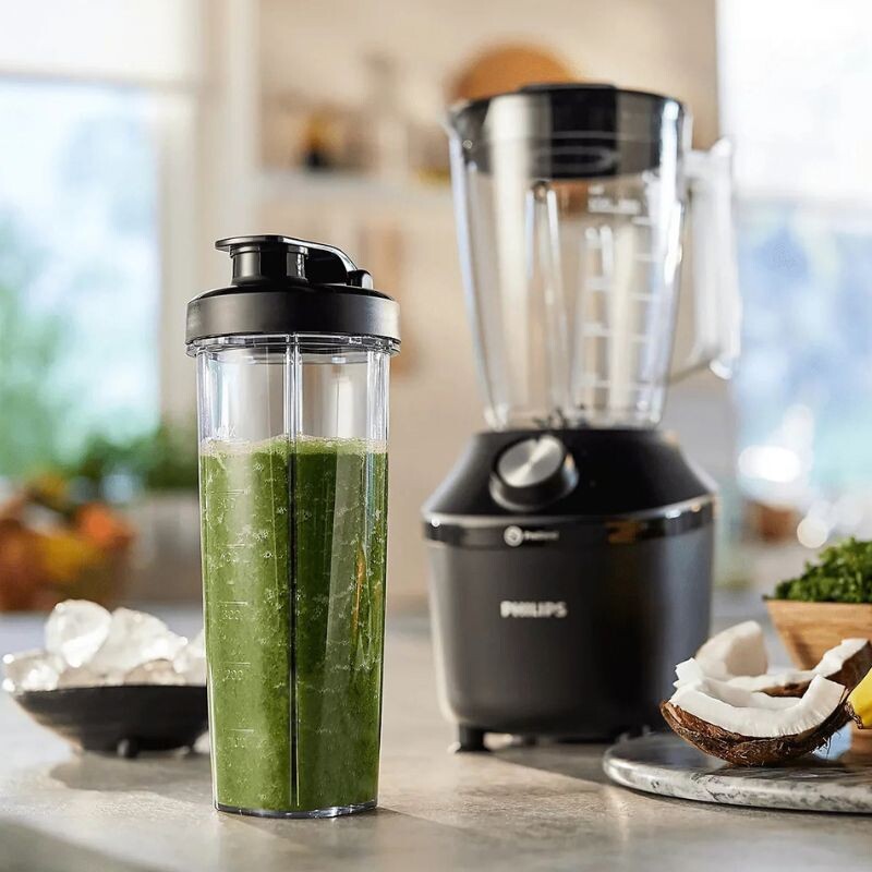LICUADORA PHILIPS 2L CON VASO PORTÁTIL Licuadora Philips 2l Con Vaso Portátil