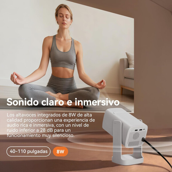 Proyector Wanbo Cube 1 Android Tv 1gb Ram 8gb VERDE