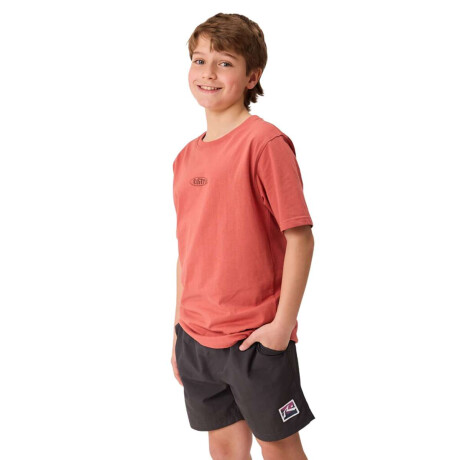 Remera Rusty de niño Brio Terracota