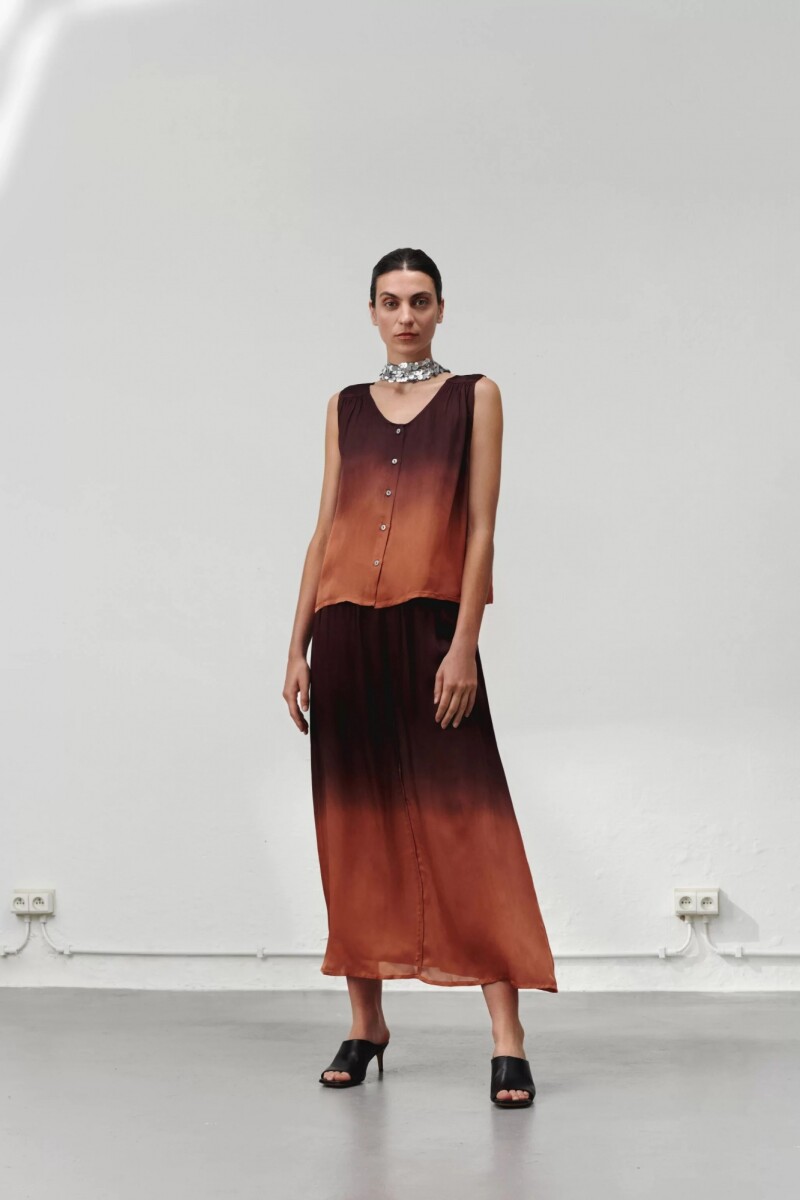 Falda ZITA Marron