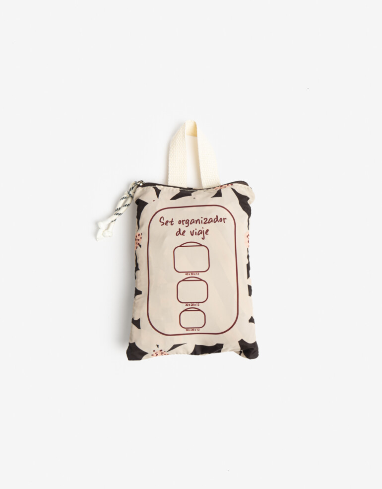 Porta Cosméticos Set Organizador De Viaje - Combinacion Tricolor