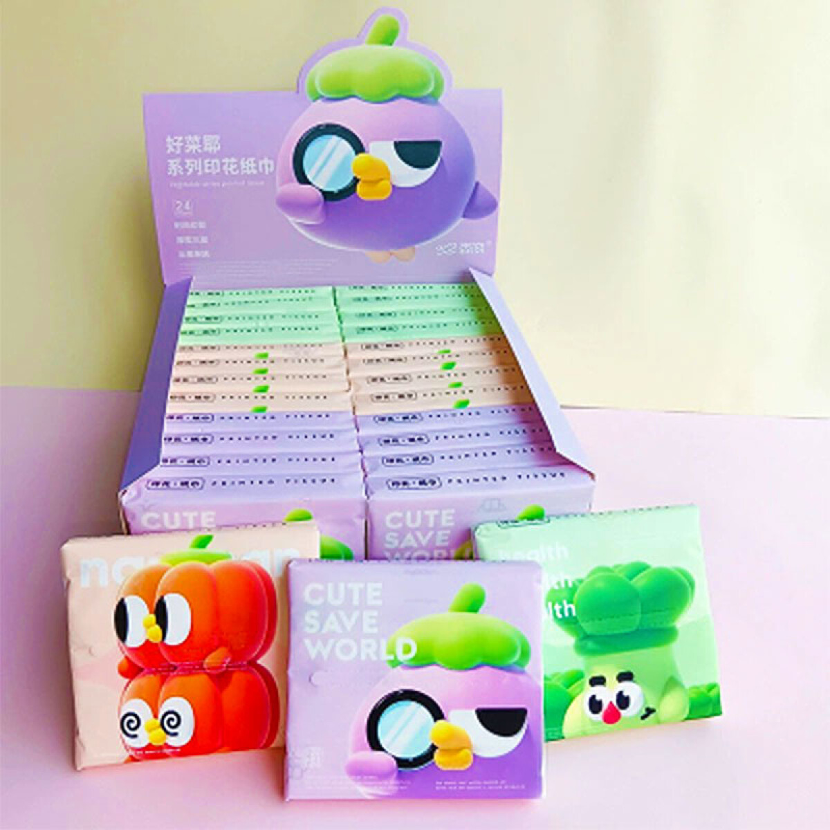 Pañuelos estampados 40 unidades - Pañuelos Estampados 40 Unidades 
