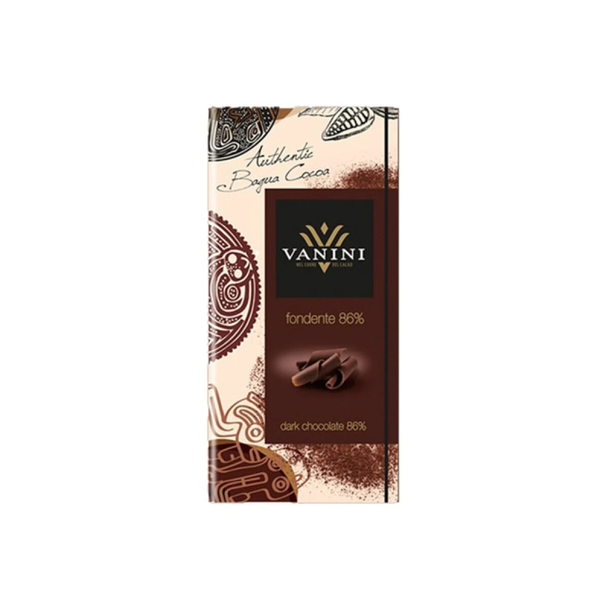 Chocolate vanini 86% Dark 100gr 