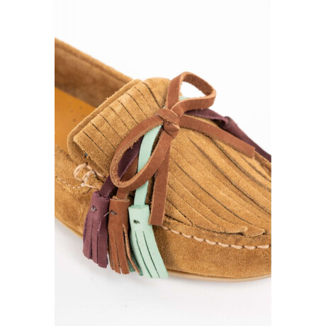 Mocasin Gamuza Camel