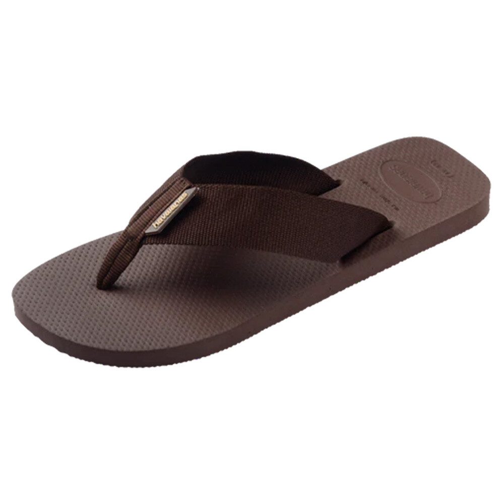 Sandalias Havaianas Urban Basic Material Hombre Marron Oscuro/Marron Oscuro