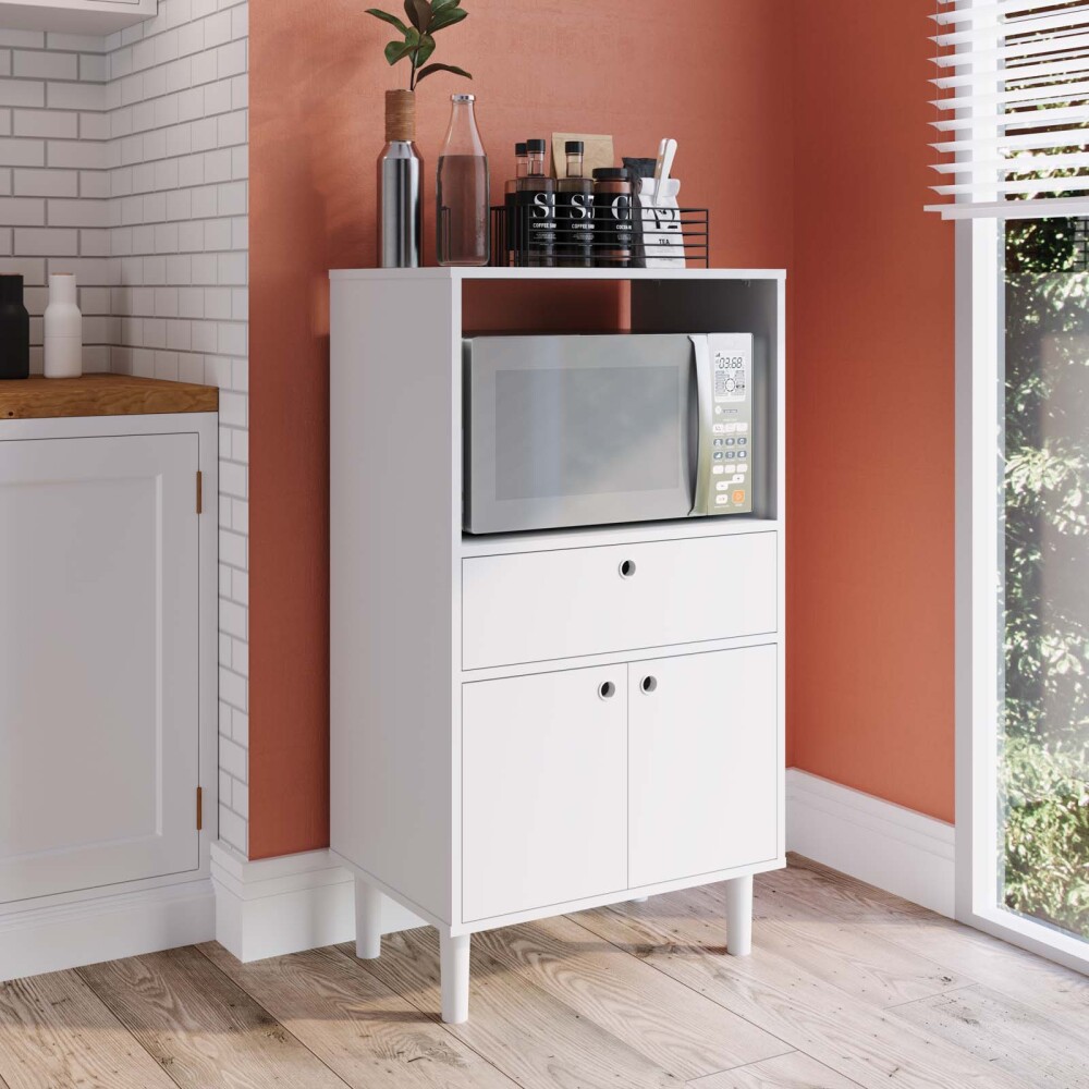 MULTIUSO MICROONDAS MDP BLANCO CASA