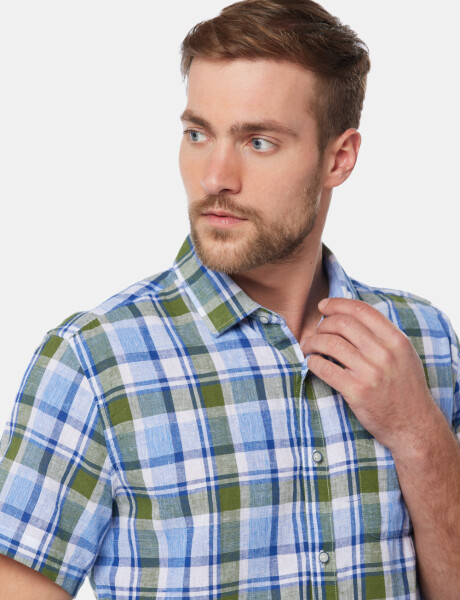 CAMISA DE LINO Verde