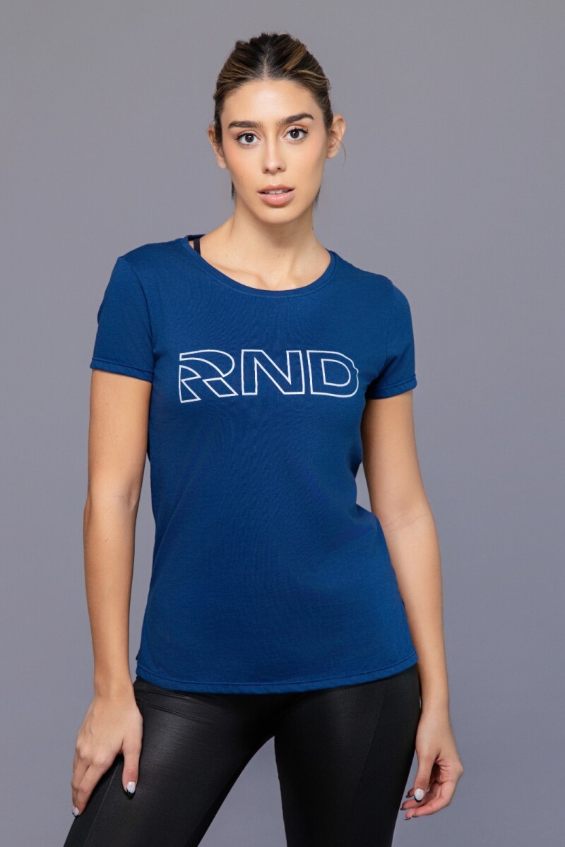 Remera de Algodón. AZUL MARINO