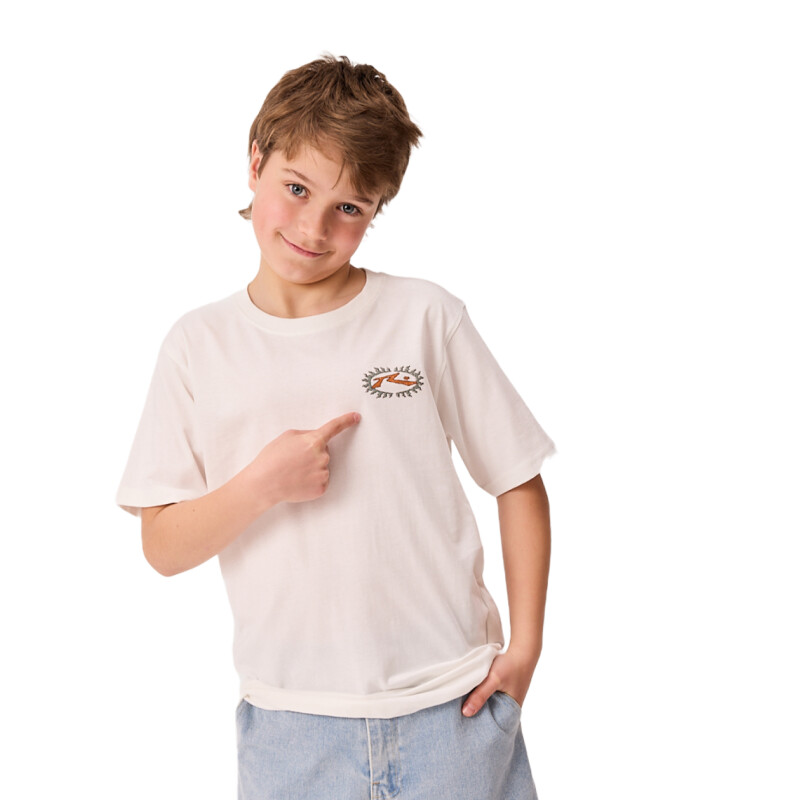 Remera Rusty de niño Maver - Blanco Remera Rusty de niño Maver - Blanco