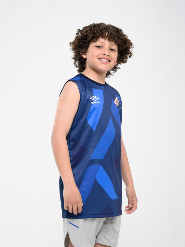 Musculosa Free Umbro Junior Azul Marino, Azul Royal, Blanco