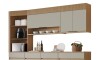 Aéreo 1 Puertas Realeza Premium 120cm Marron/Gris Aéreo 1 Puertas Realeza Premium 120cm Marron/Gris