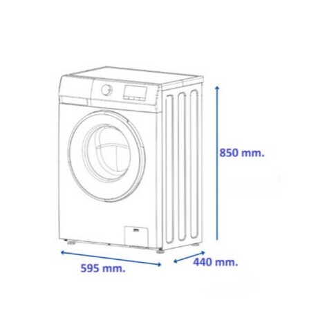 LAVARROPAS JAMES 6 KG TITANIUM INVERTER LAVARROPAS JAMES 6 KG TITANIUM INVERTER