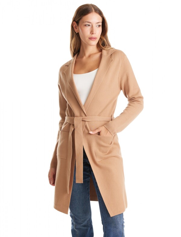 Chaqueta De Punto TOSTADO