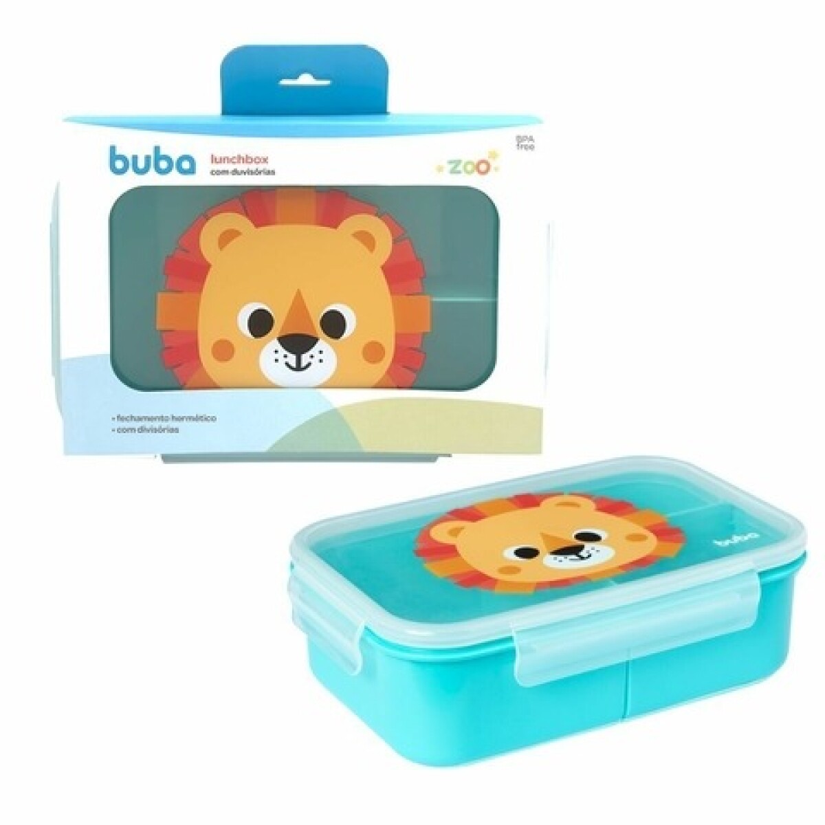 Tupper Lunchera divisiones FLY BUBA - LEON 