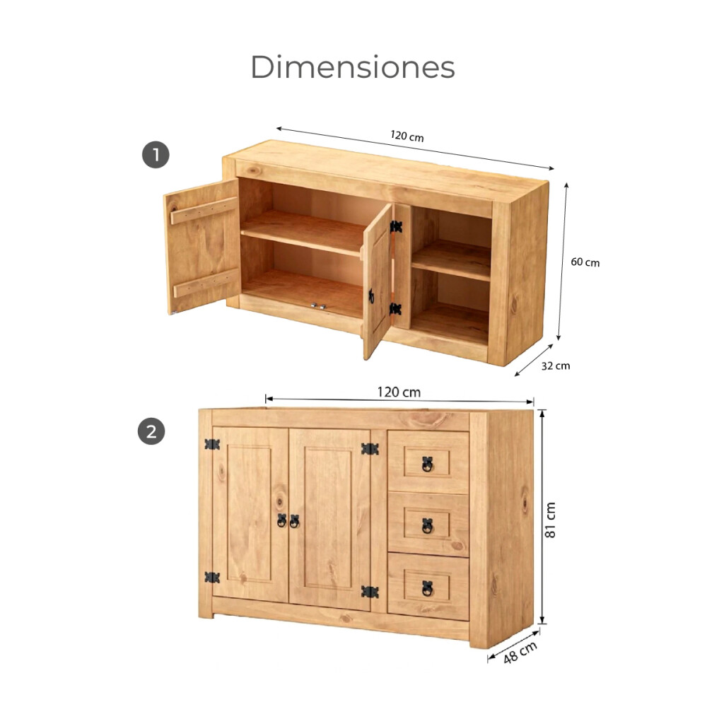 KIT COCINA AEREO Y BAJO MESADA CERA TEQUILA Kit Cocina Aereo Y Bajo Mesada Cera Tequila