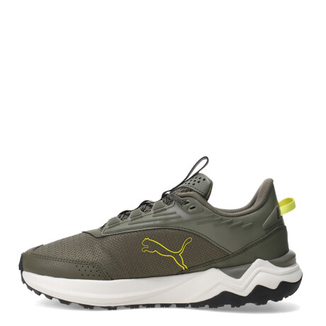 Championes de Hombre Puma Extend Lite Trail Verde - Negro