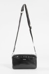 Bandolera basic con cierres negro