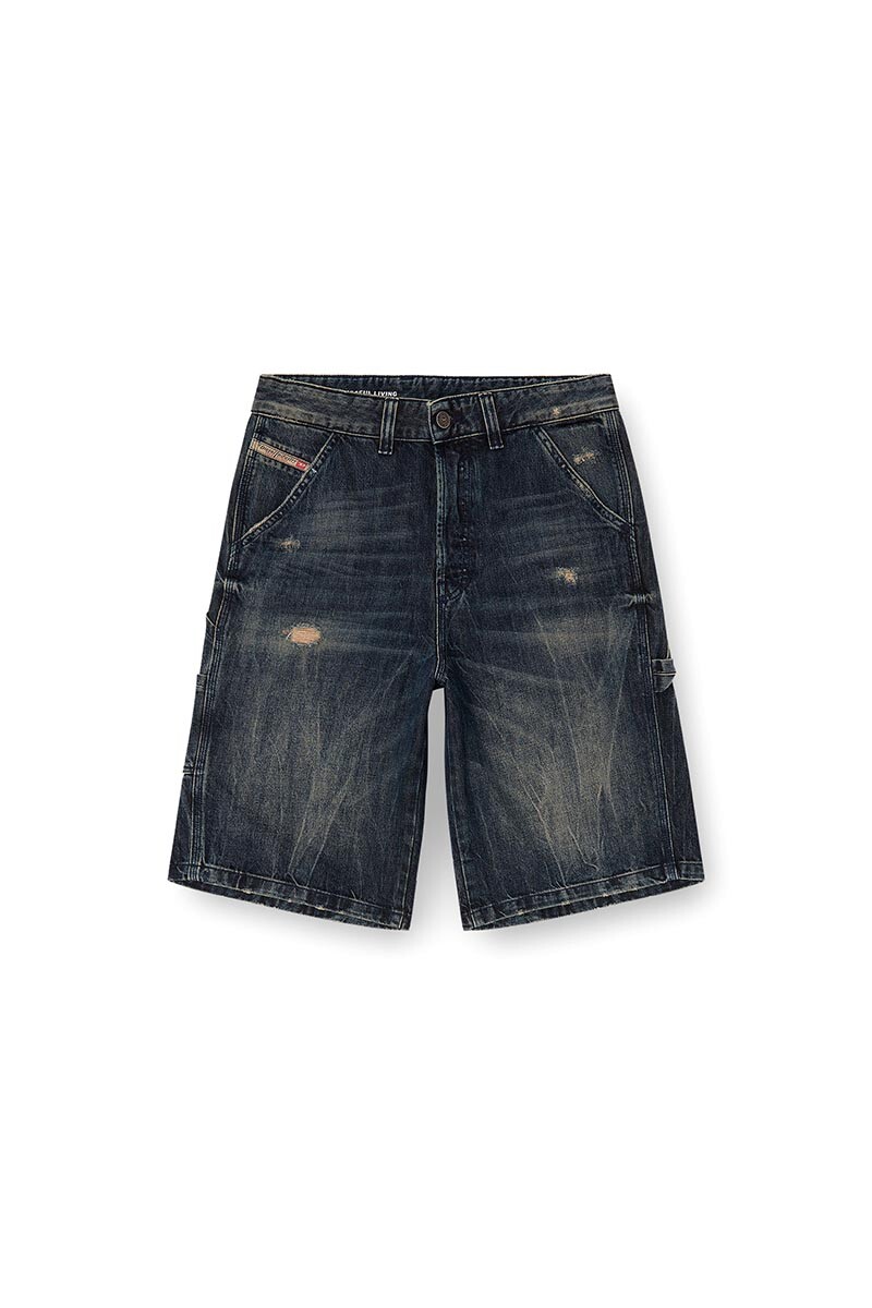 Short Para Hombre D-Livery-W-Short Short Azul Oscuro