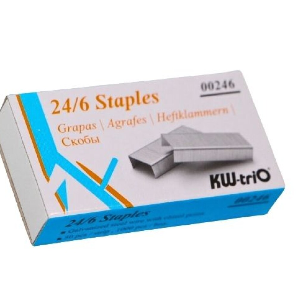 BROCHE KW-TRIO 24/6 X 1000 UNIDADES BROCHE KW-TRIO 24/6 X 1000 UNIDADES