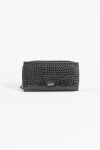 Billetera croco flap negro