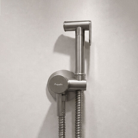 DUCHA HIGIENICA EMBUTIR MONOCOMANDO SATINADO SIGNATURE GRIS-BRUSHED NICKEL