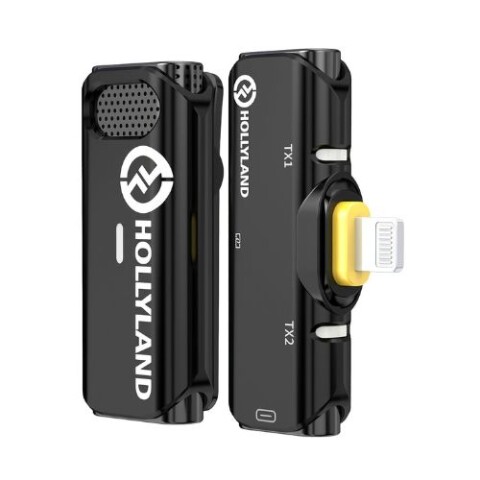 Micrófono Inalámbrico Hollyland Lark C1 Solo Lightning - Negro Micrófono Inalámbrico Hollyland Lark C1 Solo Lightning - Negro