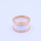 Bulgari Bzero 1 anillo oro 18k rosa y cerámica blanca con estuche original. Bulgari Bzero 1 anillo oro 18k rosa y cerámica blanca con estuche original.