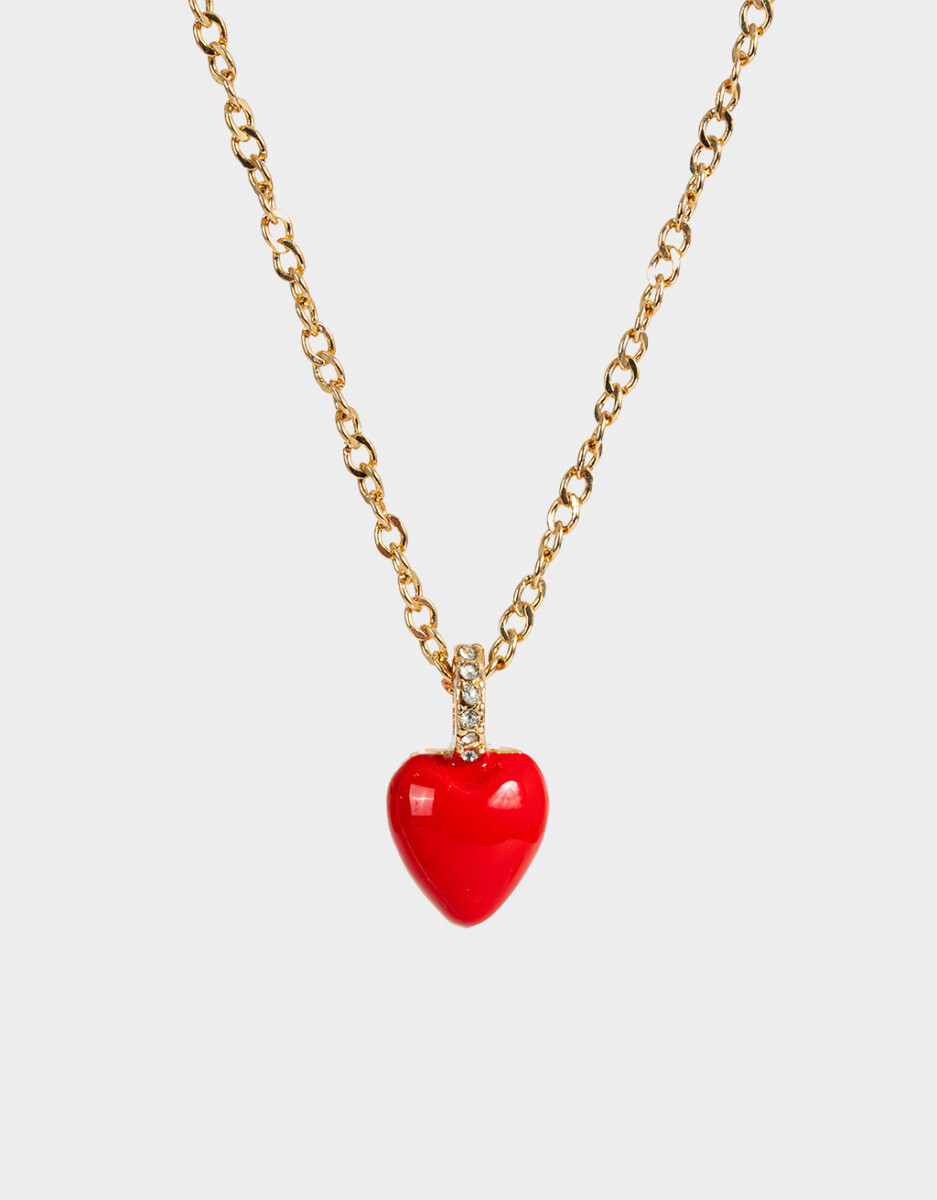 Cadena Corta Con Dije Con Corazón 