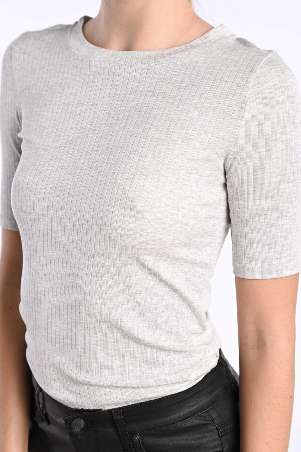 Remera Gris Melange