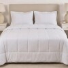 Acolchado mas Fundas Queen - Finezza 400 hilos Blanco