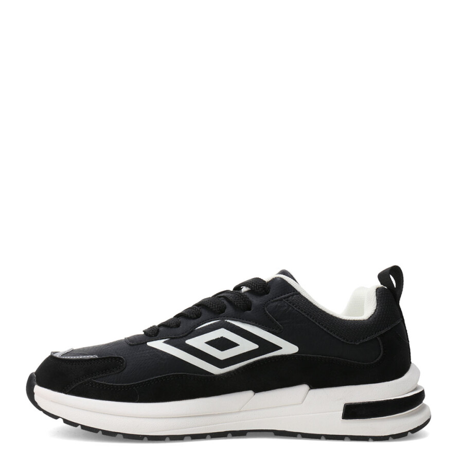 Championes de Hombre Umbro Refine Negro - Blanco
