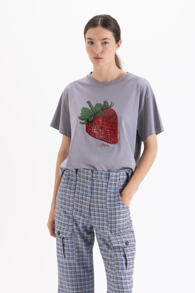 Remera Fragola Gris
